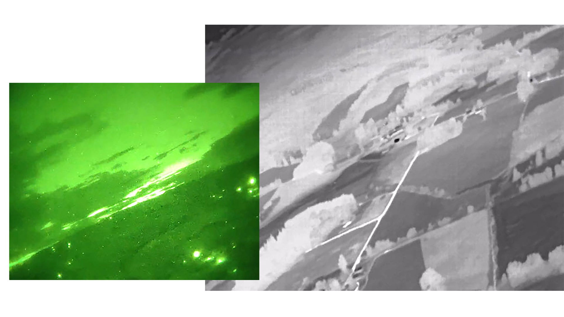 Images showing EVS augmentation