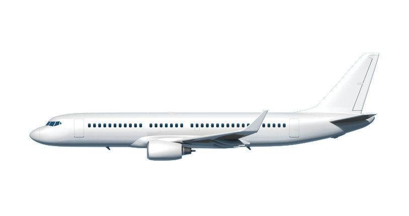 Rendering of an aircraft